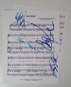 No Time - The Guess Who (Signed Book)