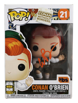Conan O'Brien Signed Bavarian Conan #21 Funko Pop Vinyl