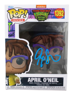 Ayo Edebiri TMNT Signed April O'Neil #1392 Funko Pop Vinyl Figure
