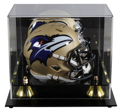 Ravens Lamar Jackson Signed Alternate AMP Speed Mini Helmet W