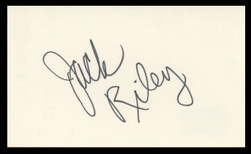 Jack Riley The Bob Newhart Show Authentic Signed 3x5 Index Card BAS # ...