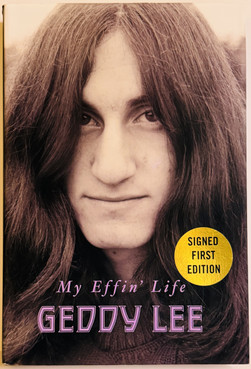 Geddy Lee My Effin Life Signed Book