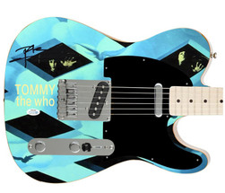The Who Pete Townshend Signed Fender Tommy Album Lp Cd Graphics