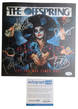 The Offspring Signed Vinyl 'Let The Bad Times Roll'