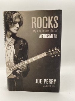 Aerosmith エアロスミス Joe Perry 直筆サイン本 Joe Perry Signed Book - Rocks: My Life in and out of Aerosmith