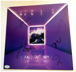 Fall Out Boy Signed Vinyl Album Flat