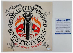 George Thorogood & The Destroyers Signed Vinyl Flat
