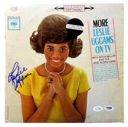 Kamebu Alice à la loge 1977 ポスカ　サインあり Leslie Uggams Signed Autographed Record Album LP ACOA -