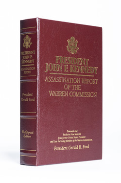 Gerald Ford Signed Warren Commission Report — Easton Press