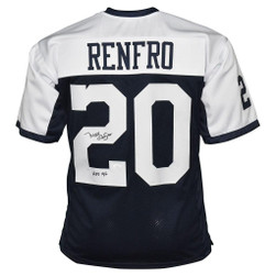 Mel Renfro Signed HOF 96 Inscription Dallas Pro Thanksgiving