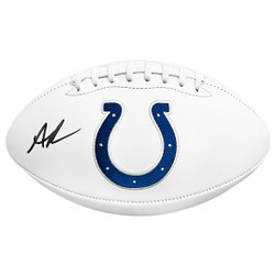 【激レア　美品】ジョナサンアドラー　オットマン　星条旗　ロゴ刺繍　木彫足　ウール Anthony Richardson Signed Indianapolis Colts Official NFL Team オットマン・スツール