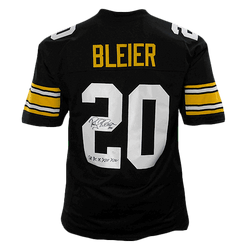 Rocky Bleier Signed SB IX, X, XIII, XIV Pro Edition Black Football