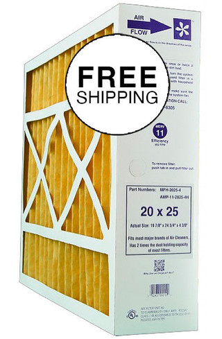 20x25x5 Furnace Filter - Trusted Quality with Free Shipping!