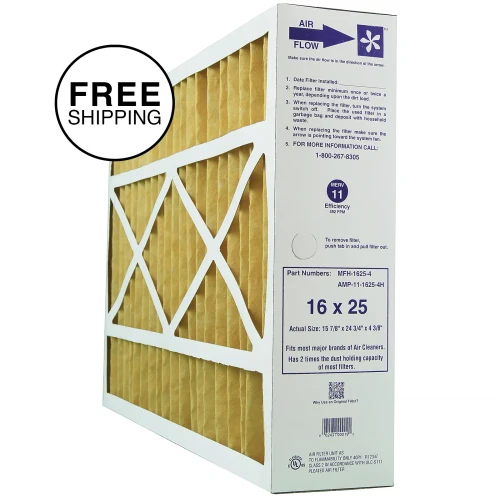Filtre Electro-Air MFH-1625-4 / AMP-11-1625-4H MERV 11, 16 x 25 x 4 po
