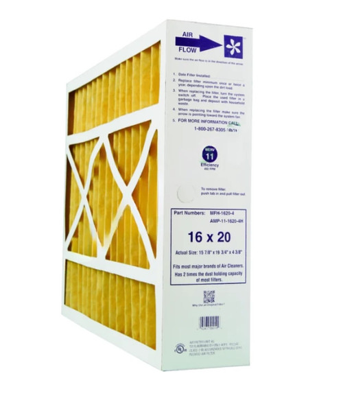 Five Seasons MFH-1620-4 MERV 11 Furnace Filter, 16x20x4 (3-Pack)