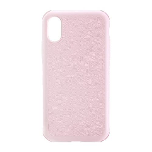 Just Mobile Quattro Air case - slim bumper case with air cushions - iPhone X/XS, Pink