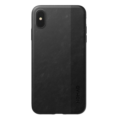 Nomad Carbon Case - lightweight minimalist carbon composite and rubber case - iPhone XS Max, Black