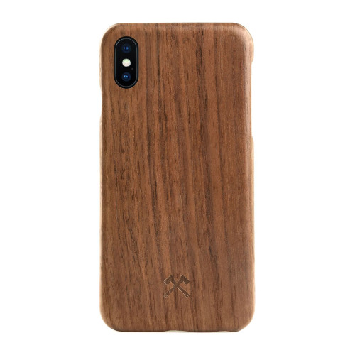 Woodcessories - EcoSlim- genuine wood ultraslim case - iPhone X/XS, Walnut