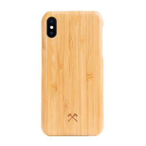 Woodcessories - EcoSlim- genuine wood ultraslim case - iPhone XS Max, Bamboo