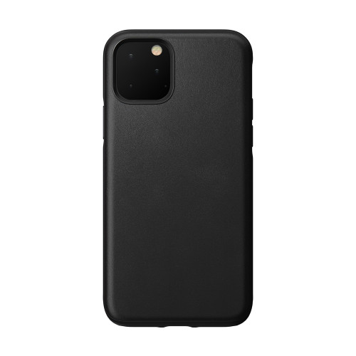 Nomad Rugged case - vegetable tanned genuine Horween leather - iPhone 11 Pro, Black
