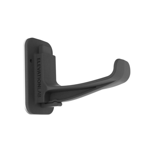 ElevationLab Anchor Side - under desk / vertical headphone hanger with cord holder, Black