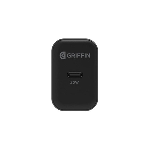 Griffin PowerBlock USB-C PD 20W Wall Charger Black