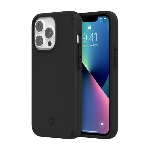 Incipio Duo dual layer protection case - hard shell and silicone interior - iPhone 13 Pro Max, Black
