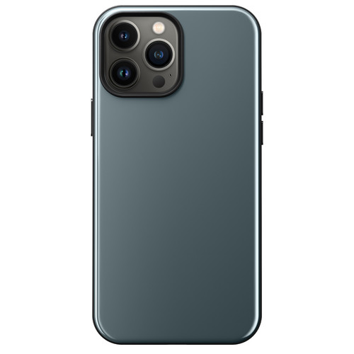 Nomad Sport Case - minimalist drop protection case with high gloss finish- iPhone 13 Pro Max, Marine Blue