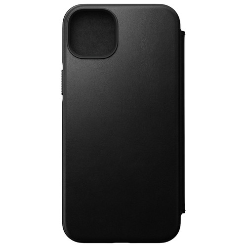 Nomad Modern Leather Folio Case -  with card and cash storage - iPhone 14 Plus, Black
