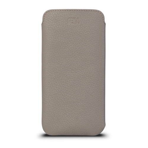 Sena Ultraslim Classic - genuine leather case/pouch - iPhone 14 and 14 Pro, Taupe