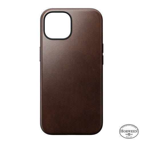 Nomad Modern Horween Leather Case - iPhone 15, Brown