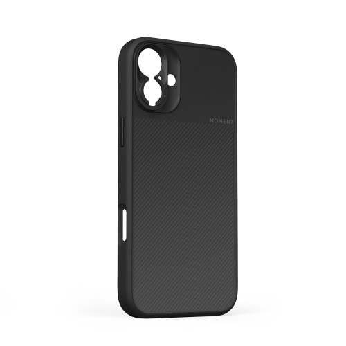 Moment Case with MagSafe – T-Series drop in lens mount - iPhone 16 Plus - Black