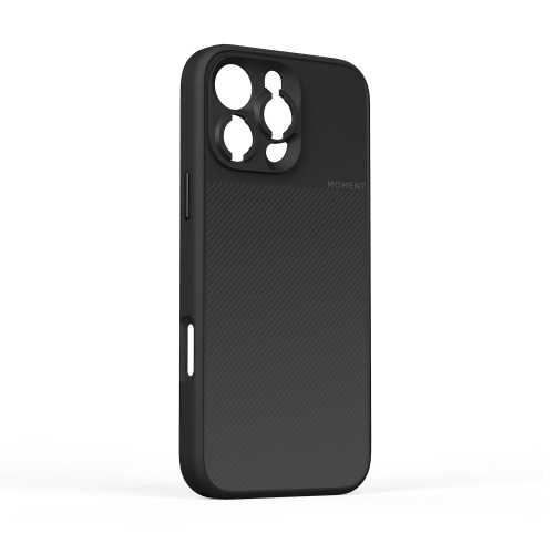 Moment Case with MagSafe – T-Series drop in lens mount - iPhone 16 Pro Max - Black