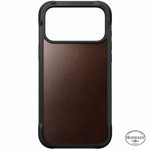 Nomad - Rugged Horween Leather Case - iPhone 17 Pro Max - Brown