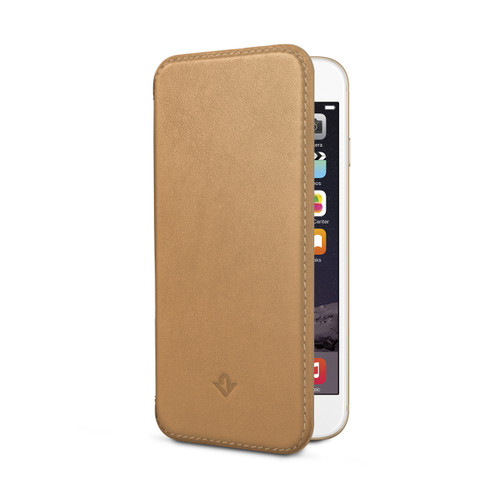 Twelve South SurfacePad - Ultra Slim Napa Leather Cover/Jacket Case - iPhone 6/6s, Camel