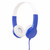 BuddyPhones Standard Headphones - volume limiting especially for Kids - Blue