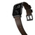 Nomad Horween Genuine Leather Strap for Apple Watch 44/45/46/49mm, Rustic Brown with Black hardware
