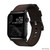 Nomad Horween Genuine Leather Strap for Apple Watch 44/45/46/49mm, Rustic Brown with Black hardware