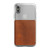 Nomad Horween Leather Clear case - vegetable tanned leather - iPhone X/XS, Rustic Brown
