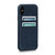 Sena Bence Snap-on Leather Wallet case with card pockets, iPhone X/XS - Denim Blue