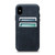 Sena Bence Snap-on Leather Wallet case with card pockets, iPhone X/XS - Denim Blue