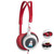 iFrogz Little Rockers volume limited headphones for kids - Red Rocketship