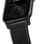 Nomad Horween Genuine Leather Strap for Apple Watch 45/49mm, Black with Black hardware