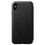 Nomad Horween Leather Rugged Folio Wallet case - genuine leather - iPhone XS Max, Black
