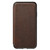 Nomad Horween Leather Rugged Tri-Folio Wallet case - card and cash slots - iPhone XS Max, Rustic Brown