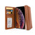 Twelve South Journal - full grain genuine leather folio wallet case - iPhone XS Max, Cognac Brown