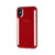LuMee Duo Glitter - protective case with front and back facing lights - for the perfect selfie or video, iPhone XS Max, Red