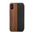 Woodcessories - EcoFlip - genuine wood and leather flipcase - iPhone XS Max, Walnut and Black