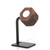 Woodcessories - EcoDock - premium solid wood and brushed steel desktop stand for Apple Watch, Walnut
