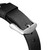 Nomad Horween Genuine Leather Modern Strap for Apple Watch 40/41mm, Black with Silver hardware